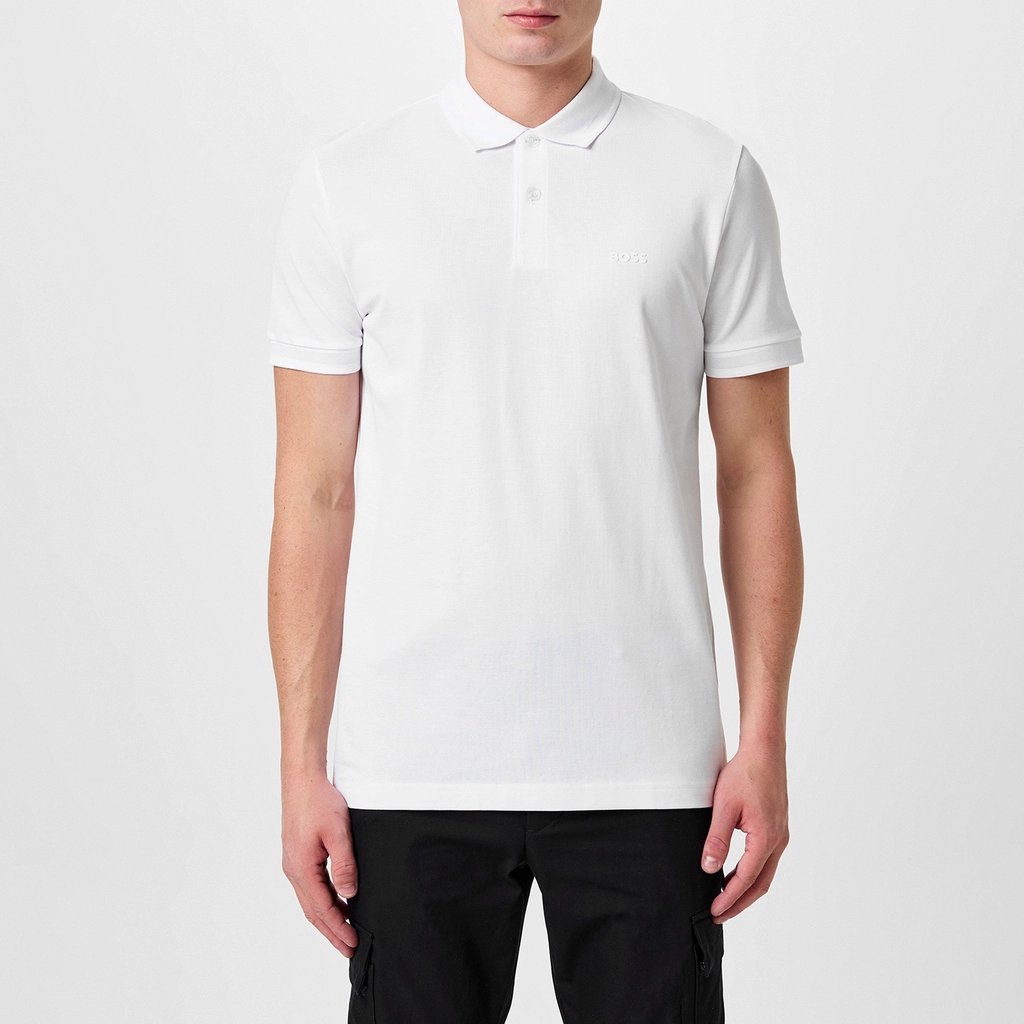 Hugo Boss Pio Polo Shirt - White 100